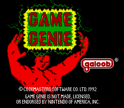 Game Genie BIOS (USA) (Unl) Title Screen
